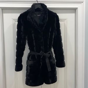 Faux Coat (Deep Chocolate Color)